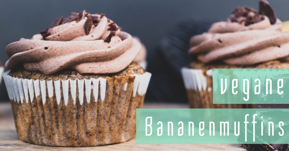 Vegane Bananenmuffins: Saftiges Solo eines Multitalents